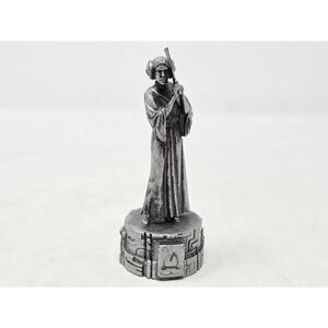 STAR WARS 2005 SAGA EDITION CHESS SET REPLACEMENT SILVER PRINCESS LEIA BISHOP